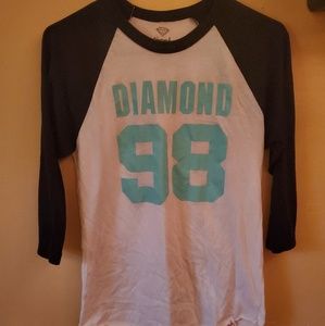 3/4 sleeve Diamond Supply Co. Shirt